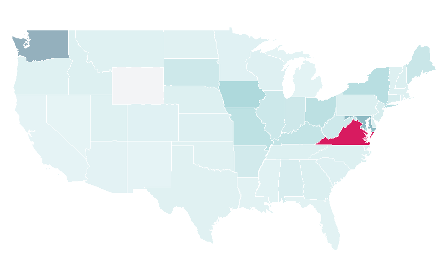 Affinity by region — Mount Vernon, United States