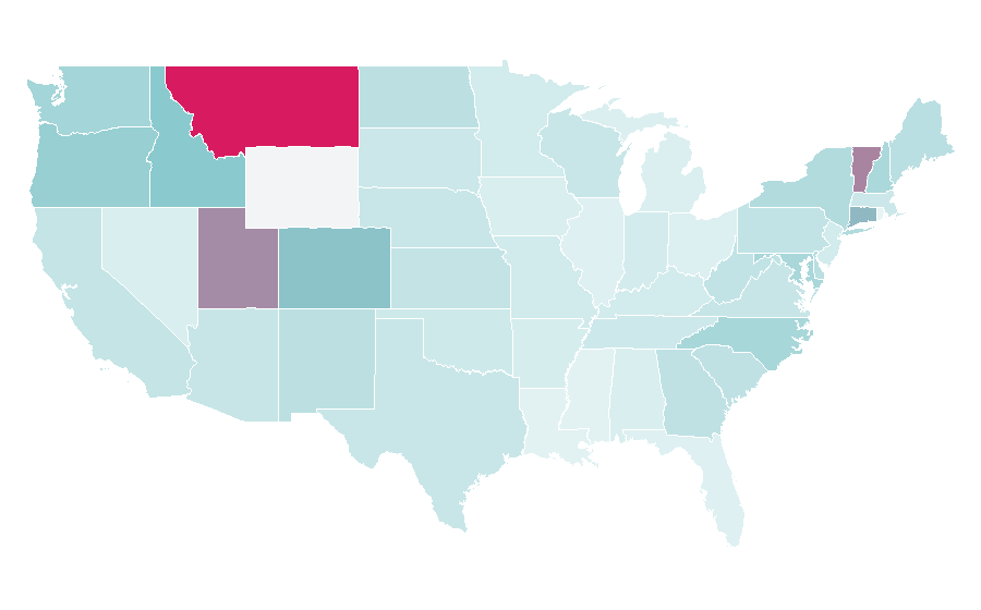Affinity by region — Mountain, United States