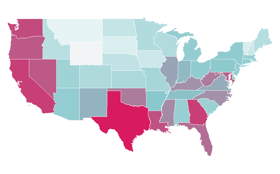 Affinity by region — Mouthwash, United States