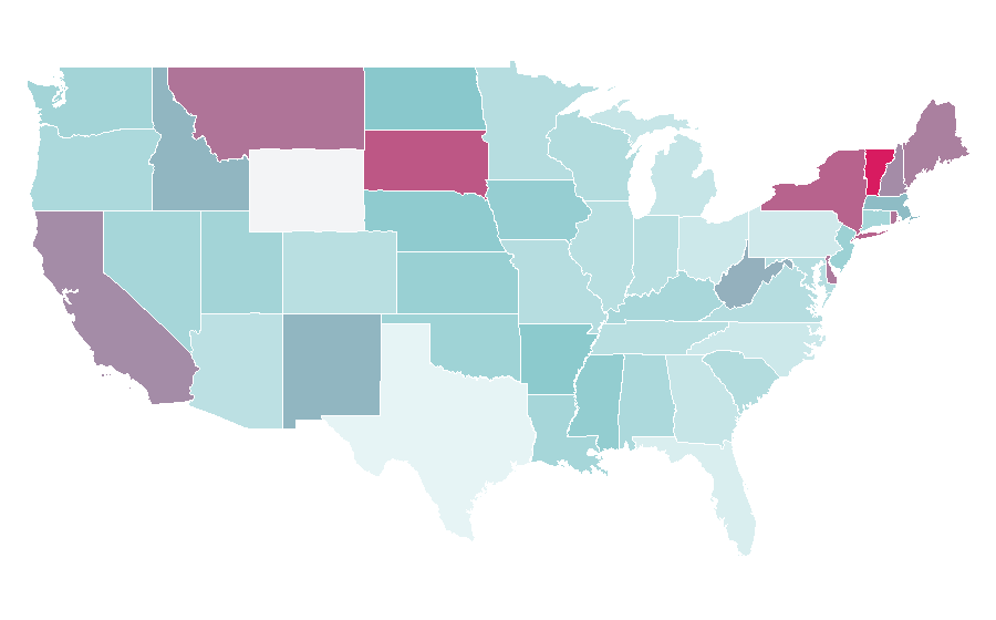 Affinity by region — Mövenpick Ice Cream, United States