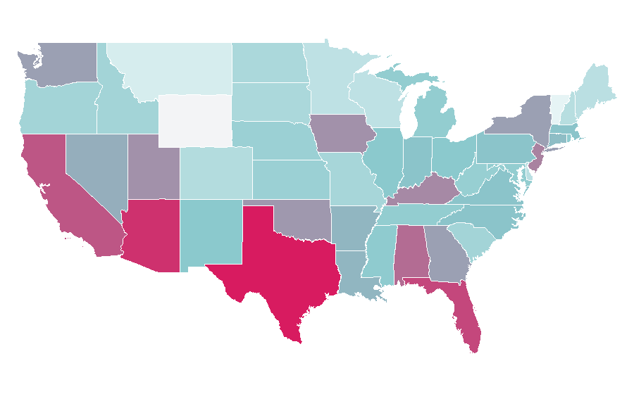 Affinity by region — Mr. Bean, United States