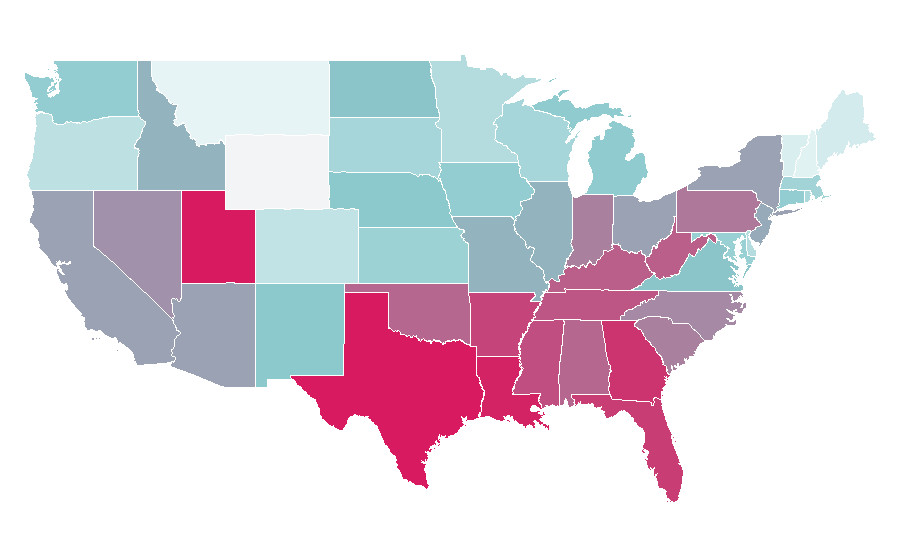 Affinity by region — Mr. Clean, United States