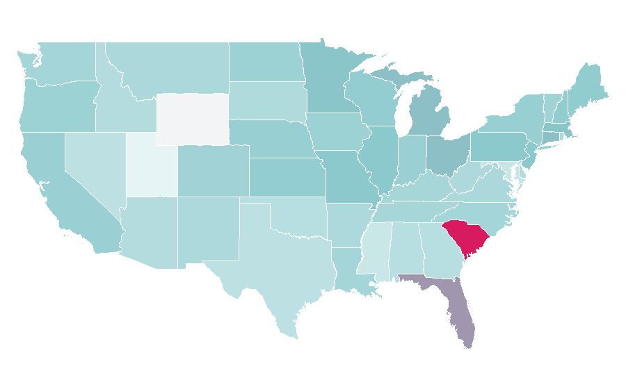 Affinity by region — Mr. Coffee, United States
