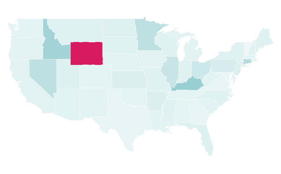 Affinity by region — Mr. D, United States