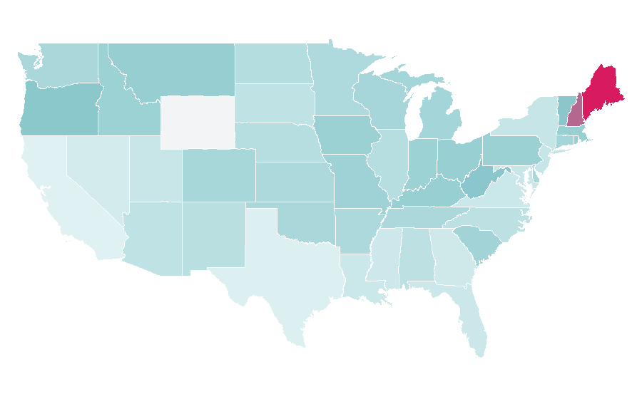 Affinity by region — Mr. Mercedes, United States