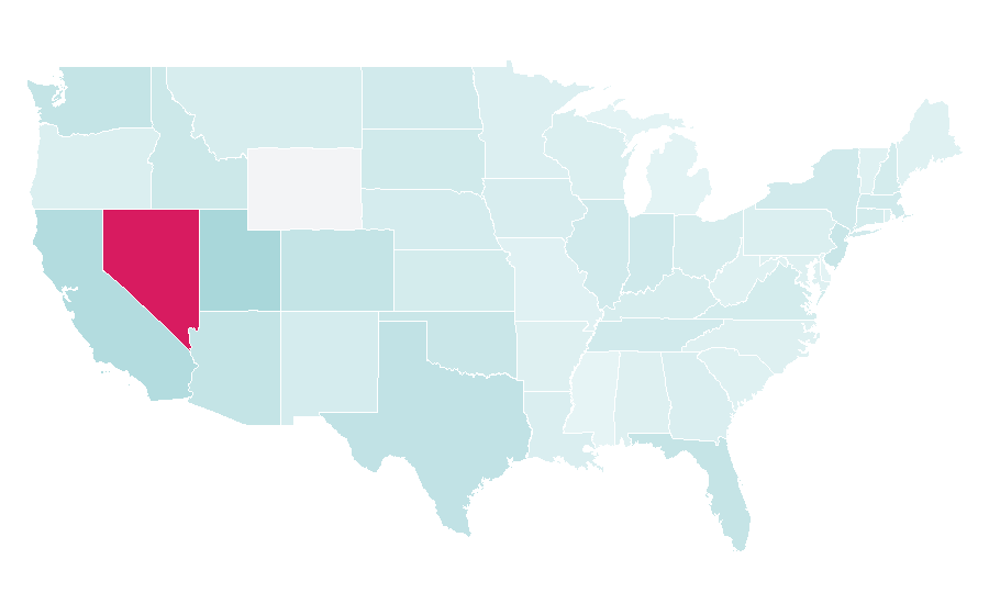 Affinity by region — Mr. Olympia, United States