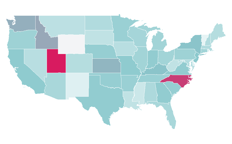 Affinity by region — MrBeast, United States