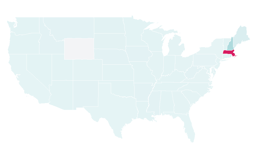 Affinity by region — MSPCA-Angell, United States