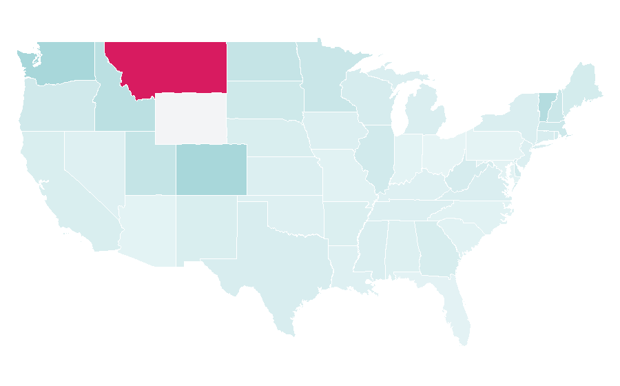 Affinity by region — Mt Norquay, United States