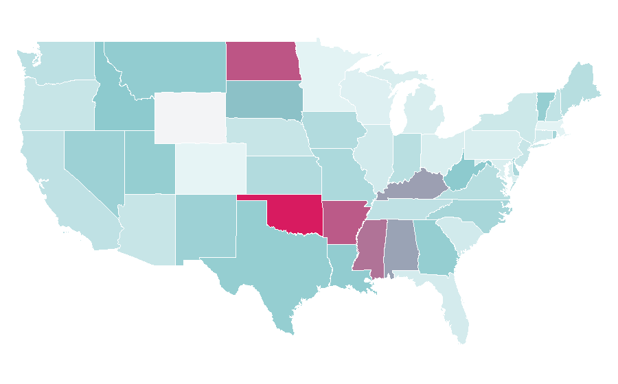 Affinity by region — Multiplayer game, United States
