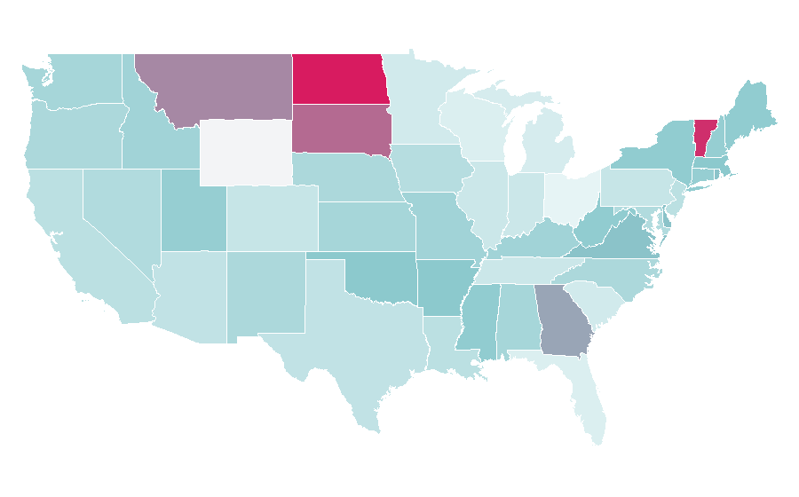 Affinity by region — Multiplayer online game, United States