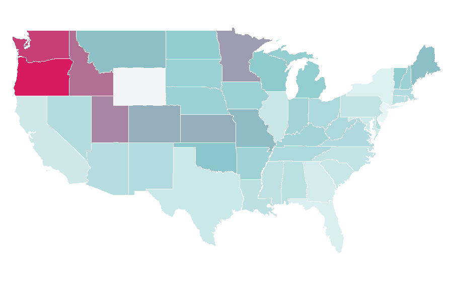 Affinity by region — Munchkin (card game), United States