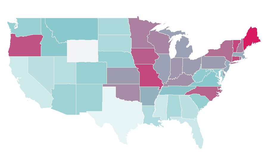 Affinity by region — Murphy Brown, United States