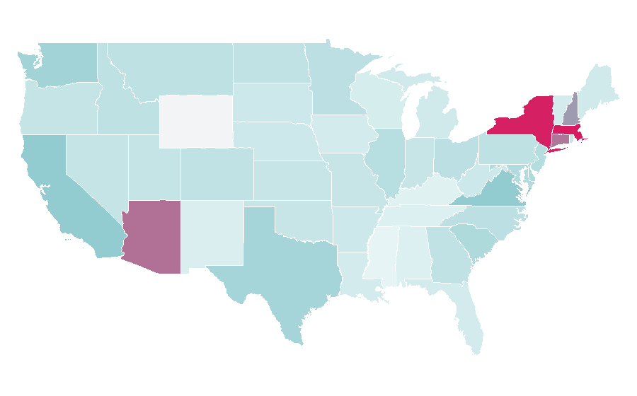 Affinity by region — Murphy’s Law, United States