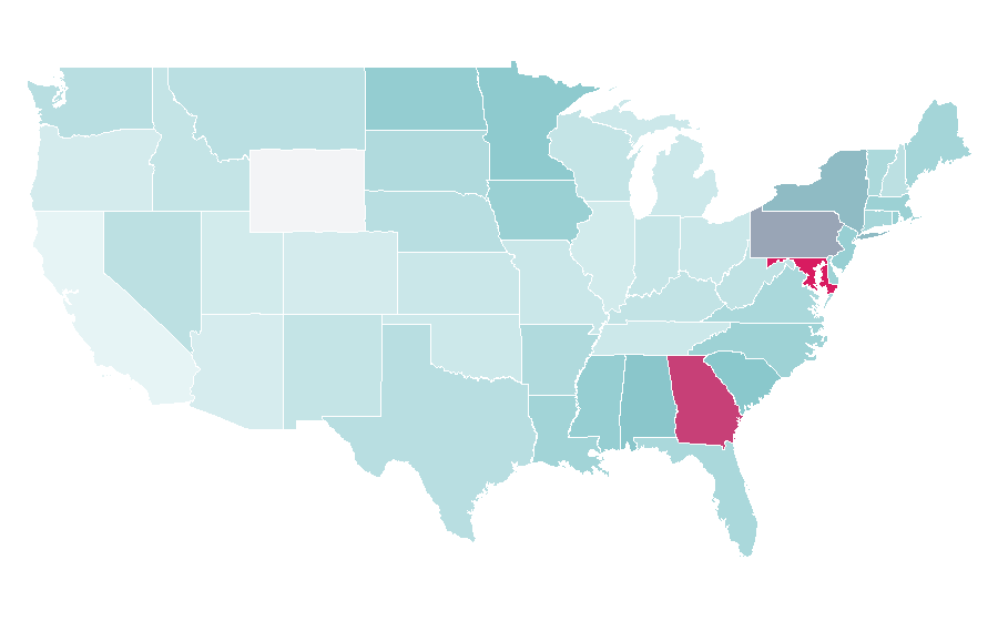 Affinity by region — Music of Africa, United States