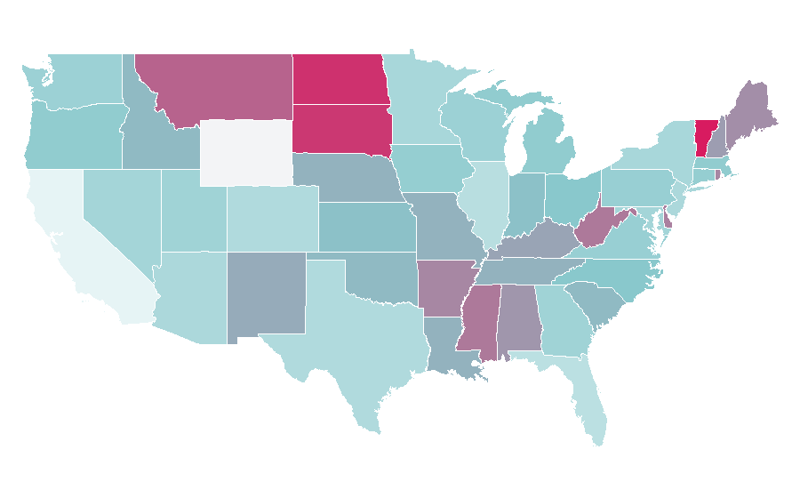 Affinity by region — Musical keyboard, United States