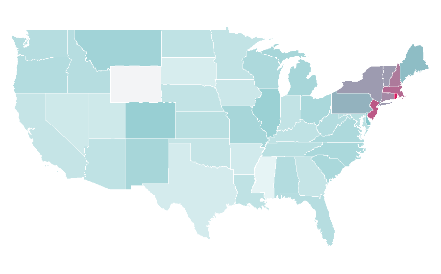 Affinity by region — My Cousin Vinny, United States