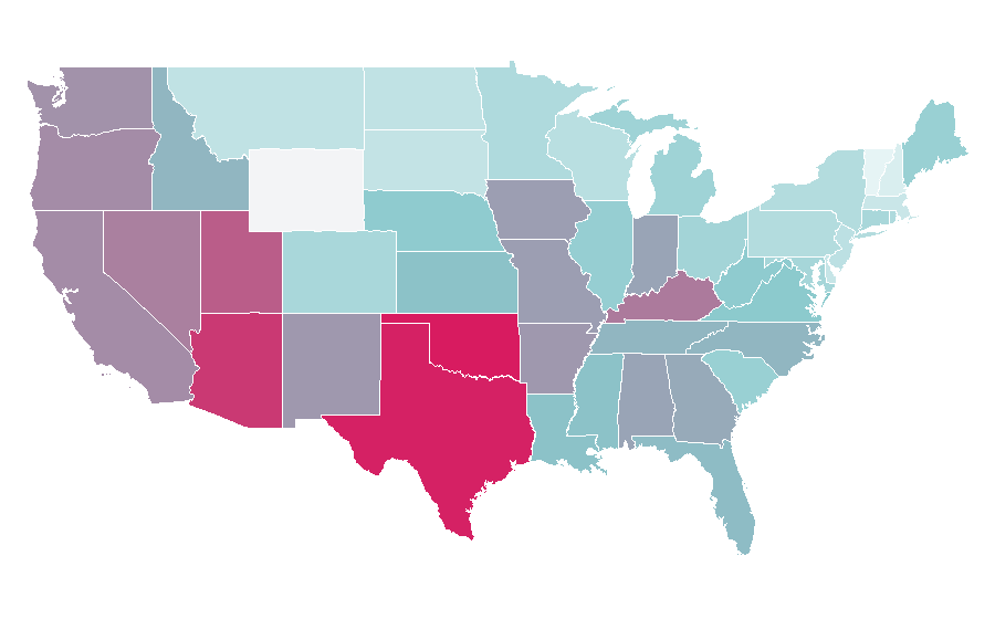 Affinity by region — My Little Pony, United States