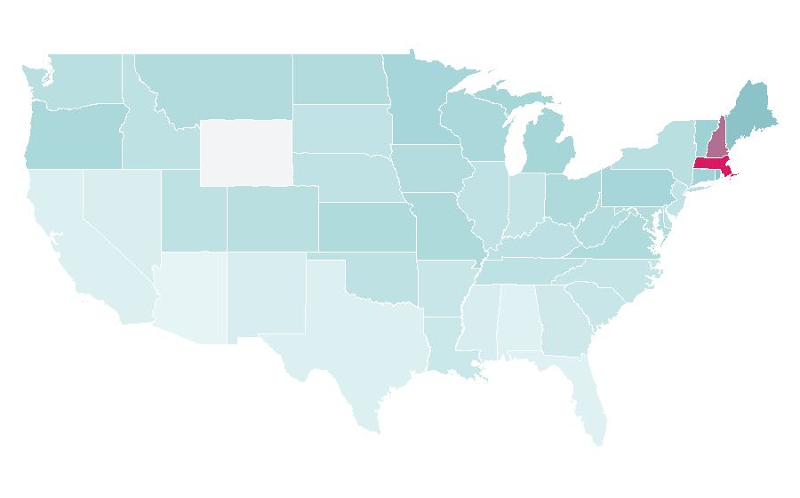 Affinity by region — Nancy Kerrigan, United States