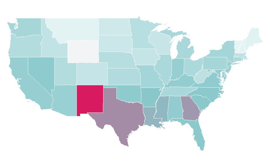 Affinity by region — Naruto, United States