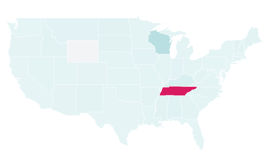 Affinity by region — Nashville Sounds, United States