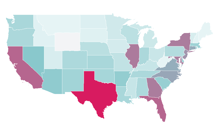 Affinity by region — National Hispanic Heritage Month, United States