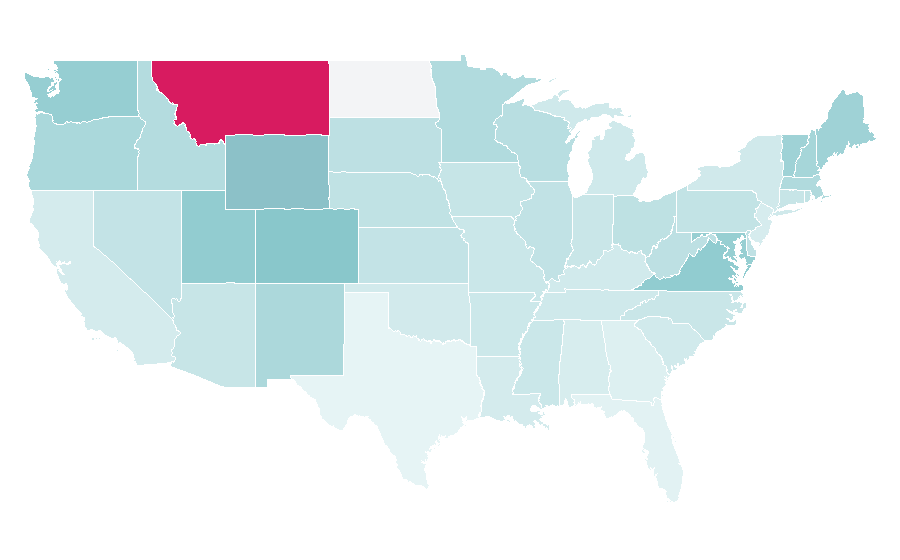 Affinity by region — National Parks Conservation Association, United States