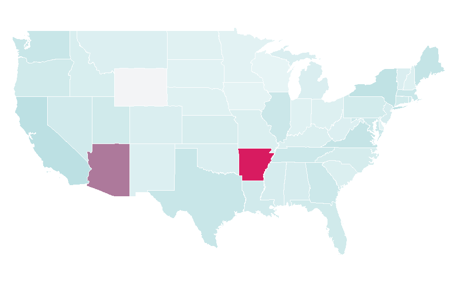 Affinity by region — National Physique Committee, United States