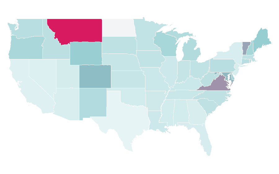 Affinity by region — National Wildlife Federation, United States