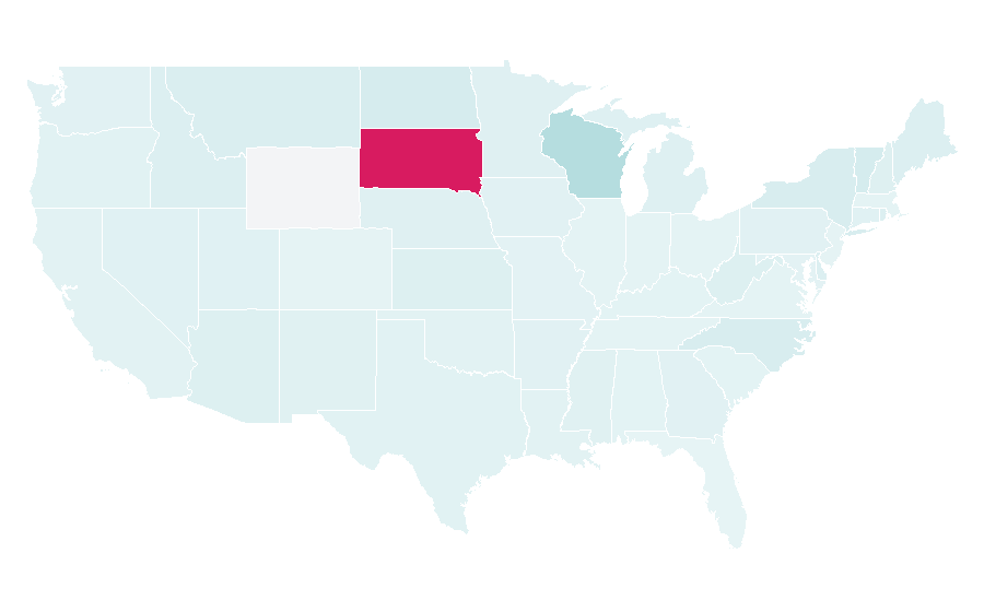 Affinity by region — Natural Beauty, United States