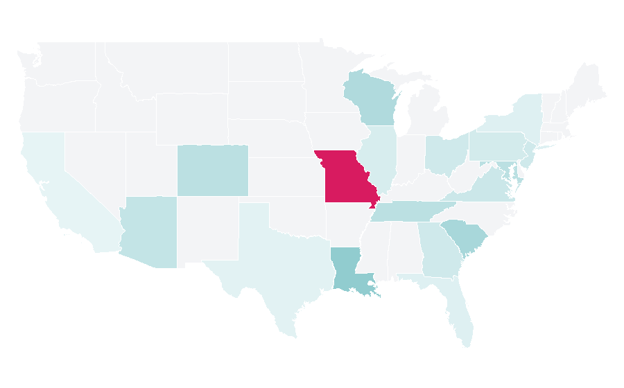 Affinity by region — Natural Health & Beauty, United States