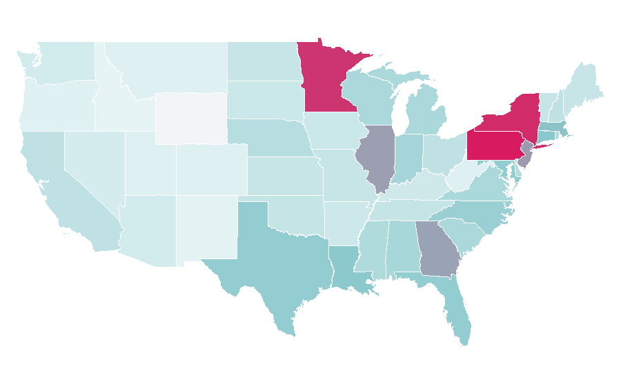 Affinity by region — Nature Valley, United States