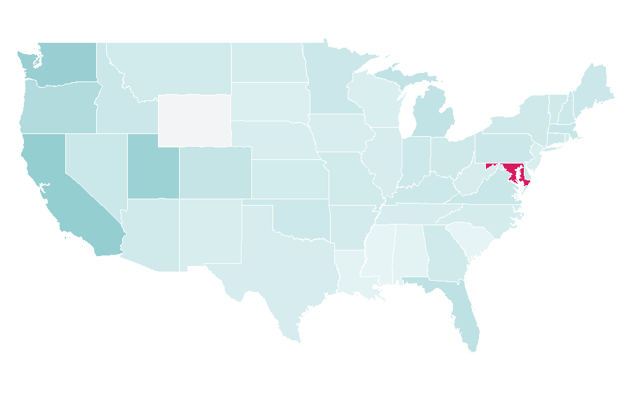 Affinity by region — Naughty Dog, United States