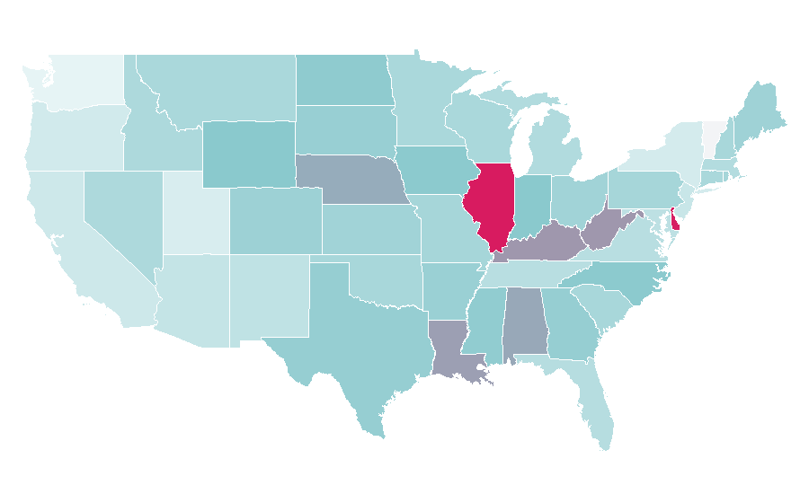 Affinity by region — NCSA Athletic Recruiting, United States