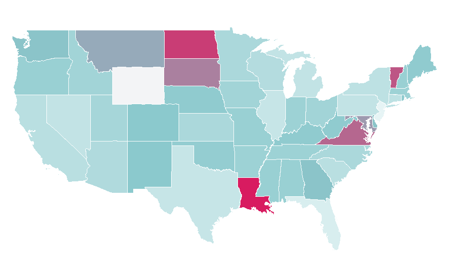 Affinity by region — Near field communication, United States