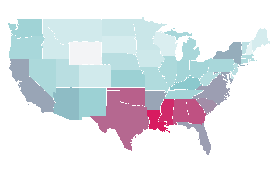 Affinity by region — Negative (Serbian band), United States