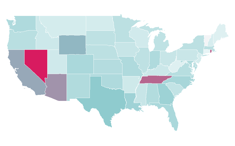 Affinity by region — Neighbors, United States