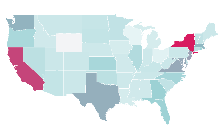 Affinité par région — Neighbourhood, États-Unis