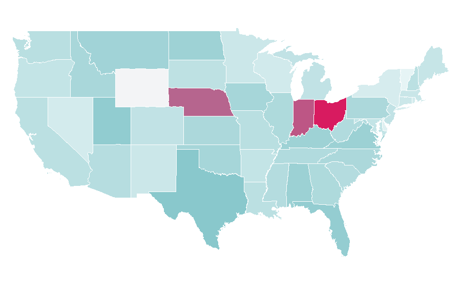 Affinity by region — Neil Armstrong, United States