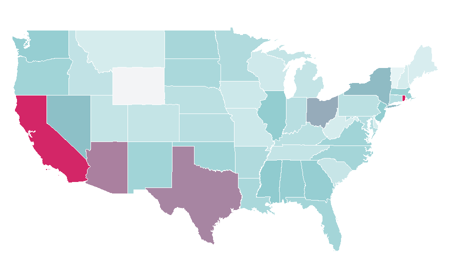 Affinity by region — Neon, United States