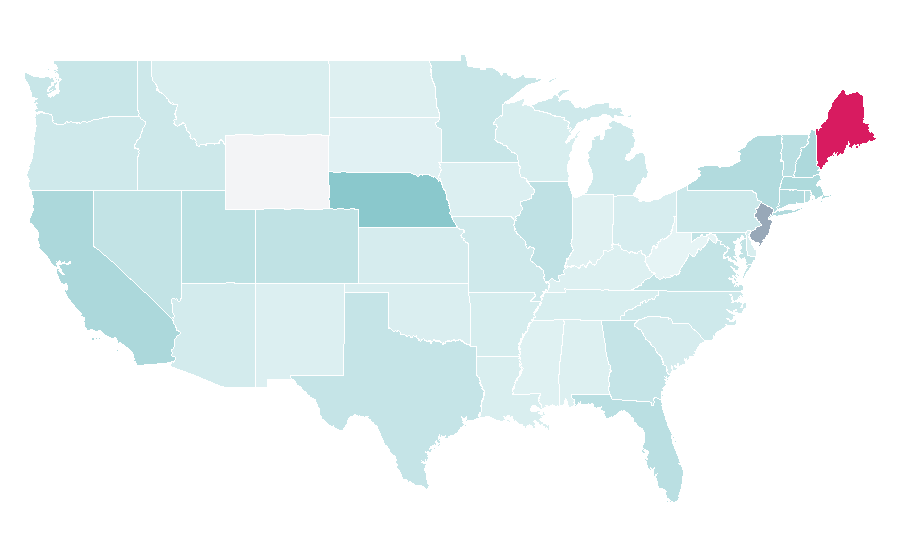 Affinity by region — Nest, United States