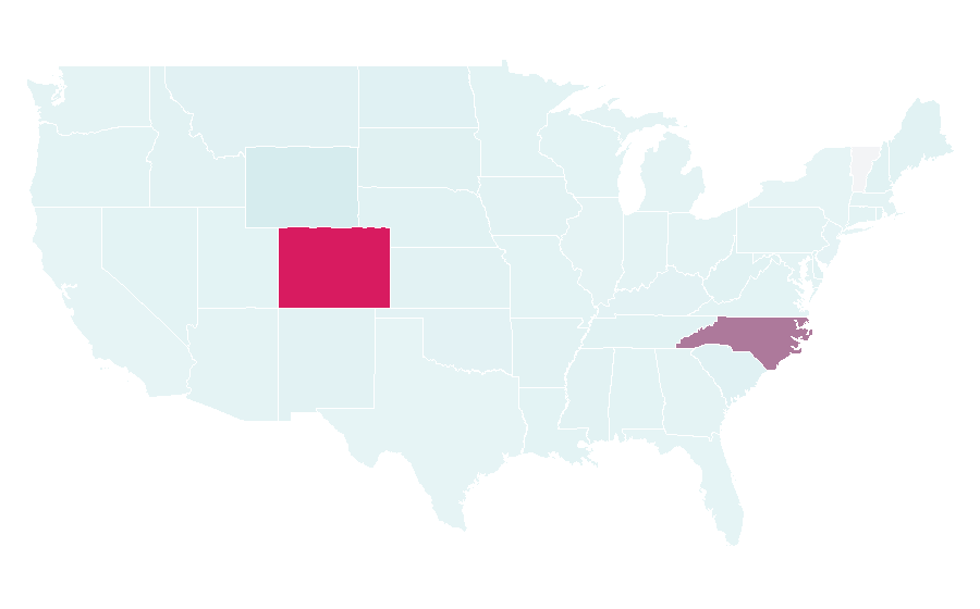 Affinity by region — New Belgium Brewing Company, United States