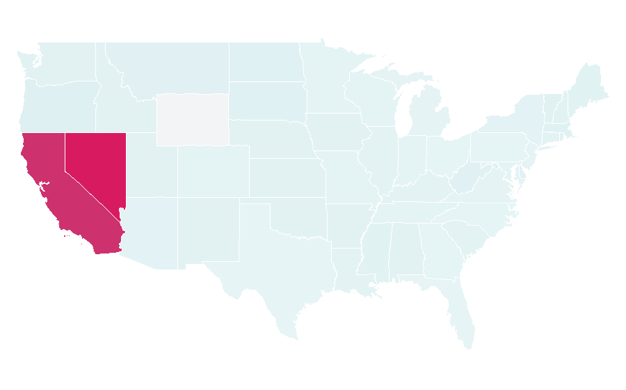 Affinity by region — New Beverly Cinema, United States