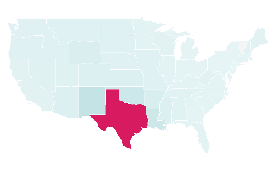 Affinity by region — New Braunfels, Texas, United States