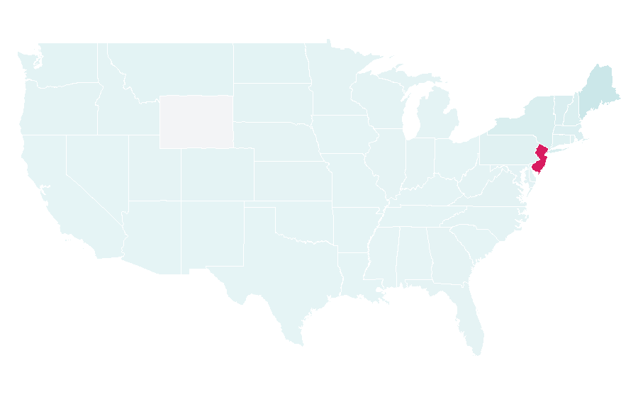Affinity by region — New Brunswick, United States