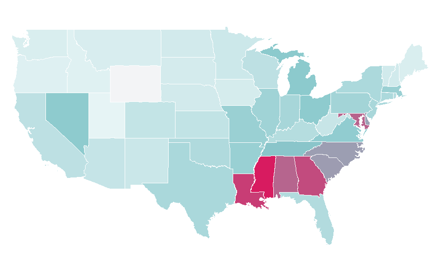 Affinity by region — New Edition, United States