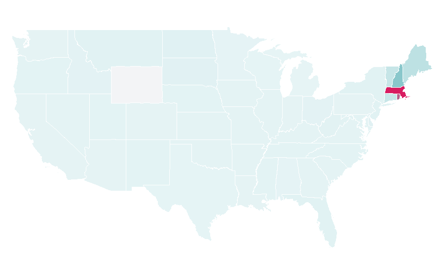 Affinity by region — New England Revolution, United States