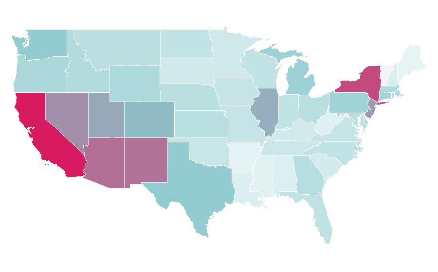 Affinity by region — New Era Cap Company, United States