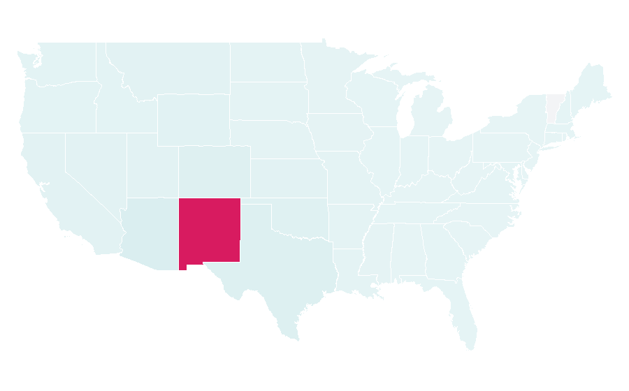 Affinität nach Region — New Mexico, USA