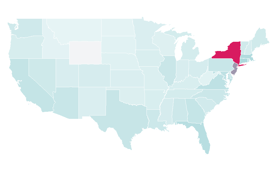 Affinity by region — New York, United States
